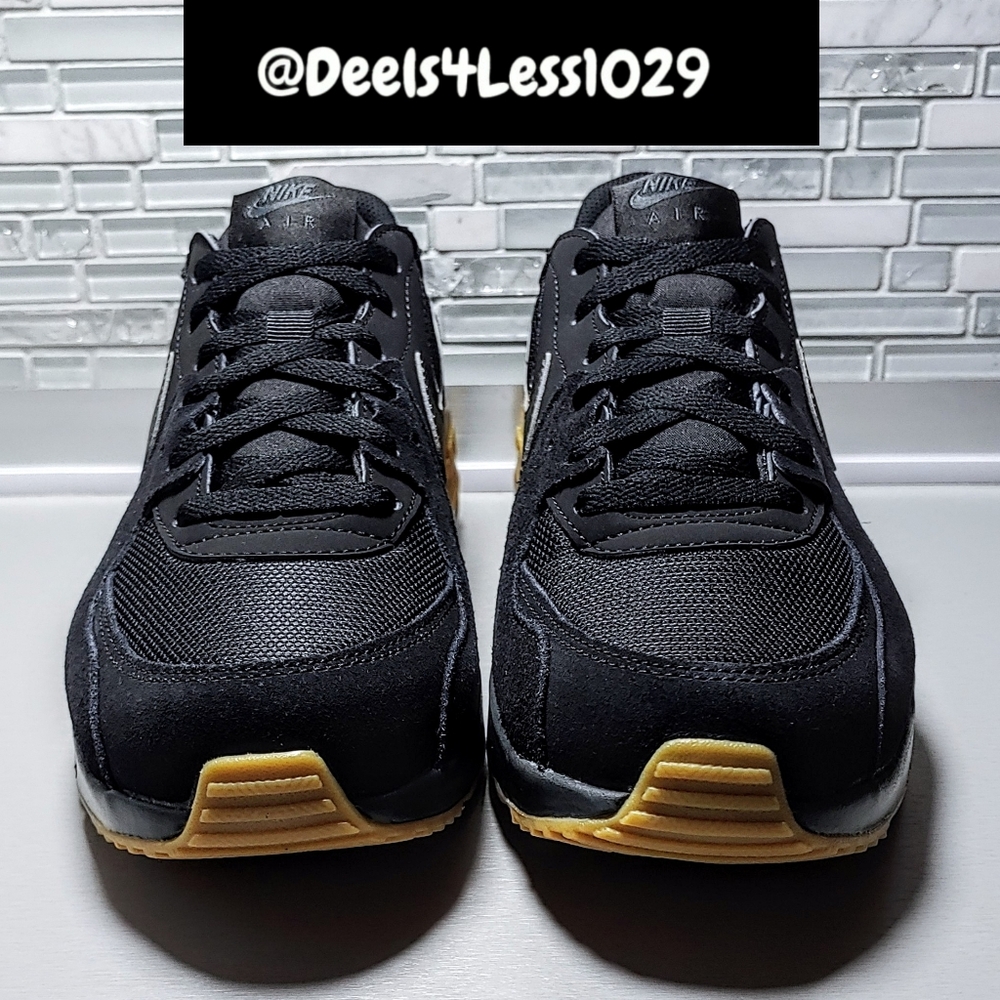 Nike Air Max Excee Running Mens Black Anthracite Gum Brown - Picture 2 of 6